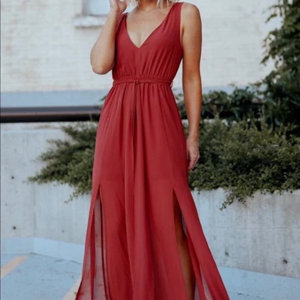 Baltic Born Hera Maxi Dress - XL -Berry
